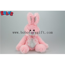 Розовый фаршированный животных Bunny игрушка с длинной рукой и большие ноги Bos1150
